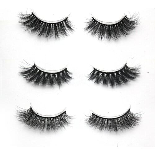 3D Mink False Eyelashes Short Multi-layer Three-dimensional Thick Simulation Eyelashes Natural Effect