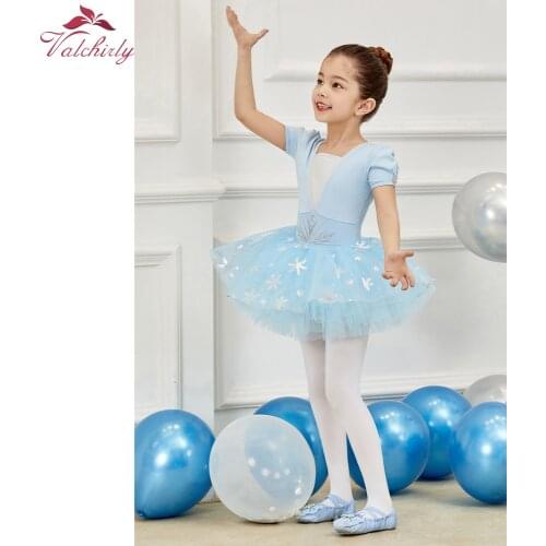 New Princess Ballerina Dance Costume Kids Flower Party Ballet Tutu Dress for Girls