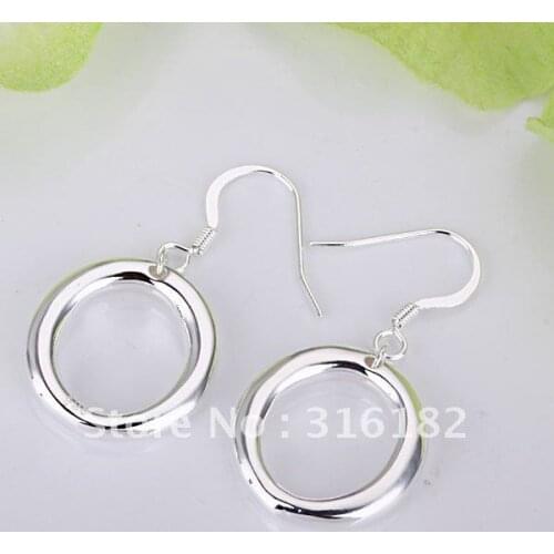 Wholesale fashion jewelry Earrings , M925 Silver color Earrings . Nice Jewelry. Good Quality E42