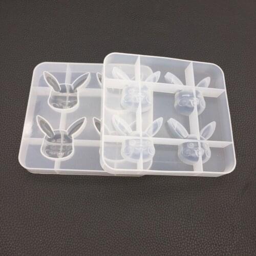 DIY Crystal Epoxy Mirror 4 Expressions Pikachu Mold Silicone Aromatherapy Gypsum Diffuser Stone Keychain