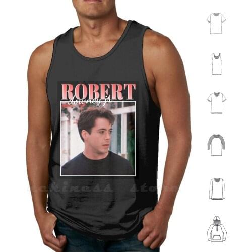 90s Vintage Downey Tank Tops Vest 100% Cotton 90s Vintage Robert Downey Jr Tony Stark