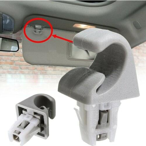 2pcs Sun Visor Clip Porpor Booya Interior Sun Visor Hook Clip Bracket Fit For Toyota Camry Highlander Corolla / Matrix