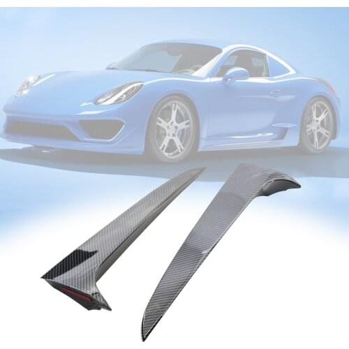 1 Pair Rear Window Spoiler Side Wing Cover Sticker For BMW X3 F25 2011-2017