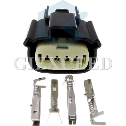 2 Sets 4 Pin 33471-0469 Light Lamp Socket Ignition Coil Connector Plug For Ford Chevrolet Buick