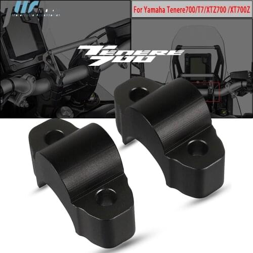 20MM Tenere700 For YAMAHA XTZ700/XT700Z Tenere 700 T7 Rally 2019-2021 7/8" Handlebar Riser Back Moved Mounting Height up Adapter
