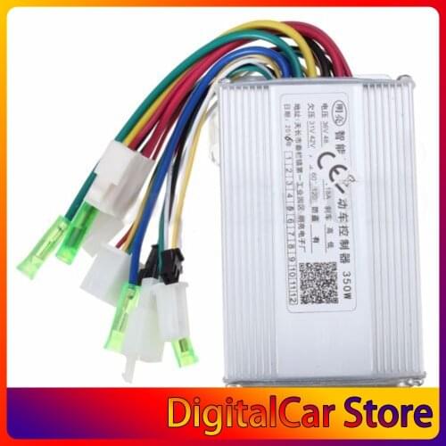 2018 Newest 36V/48W 350W Waterproof Design Brush Speed Motor Controller for Electric Scooter Bicycle E-Bike Tricycle Controller