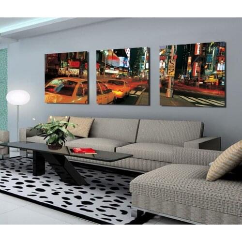 3Piece Modern Painting City Canvas Printings Picture HD Prints Canvas Wall art for living room Home Decor