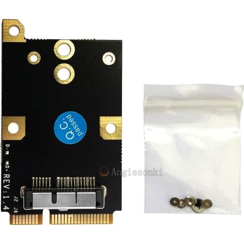 52 pin Mini PCI-E transforms Card WIFI Adapter for BCM94360CD/BCM94331CD/BCM94360CS2/ BCM94360CSAX Laptop Network