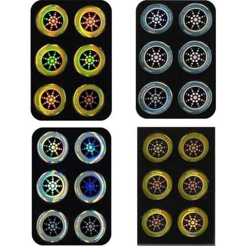 6pcs Quantum Shield Phone Sticker For Cell Phone Anti Radiation Protection from EMF Fusion Excel Anti-Radiation For Mobile Phone