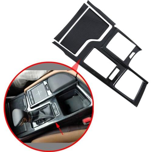 ABS Carbon Fiber Gear Shift Panel Cover Trim Interior Shifter Fit For Lexus ES350 ES300h 2019 2020 2021 Car Accessories