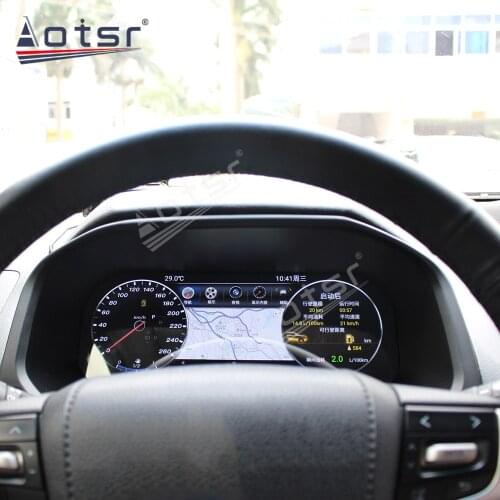 AOTSR 12.3 Inch For Toyota Land Cruiser Prado Car LCD Cluster Instrument Multimedia Dashboard Modification GPS navigation player