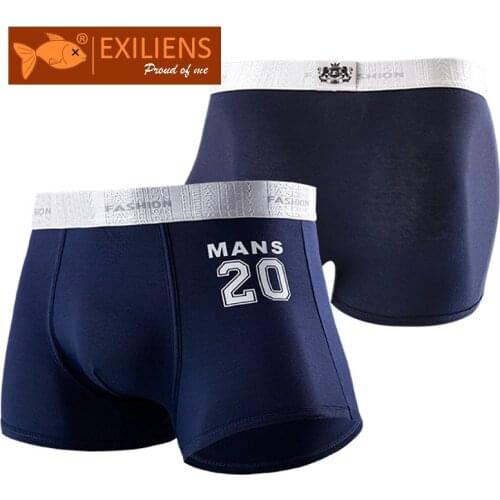 EXILIENS Brand New Cotton Underwear Men Boxer Para Hombre Man Penis NO.20 Mens Boxers Cuecas Masculina Boxershorts Homme L-3XL