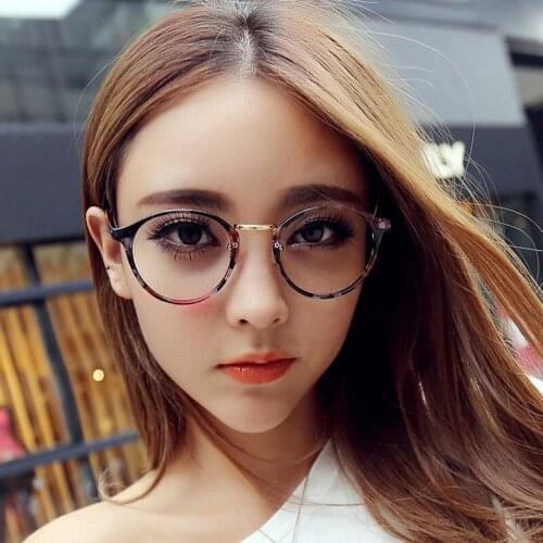 Iboode Round Finished Myopia Glasses Women Men Metal Nearsighted Eyeglasses -1.0 -1.5 -2.0 -2.5 -3.0 -3.5 -4.0 -5.0 -5.5 To -6.0