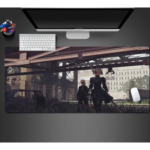 Nier Game Mouse Pad Professional Gamer Computer XL Mousepad Best Selling Rubber Washable Big Desk Mat To Gamer Christmas Gift