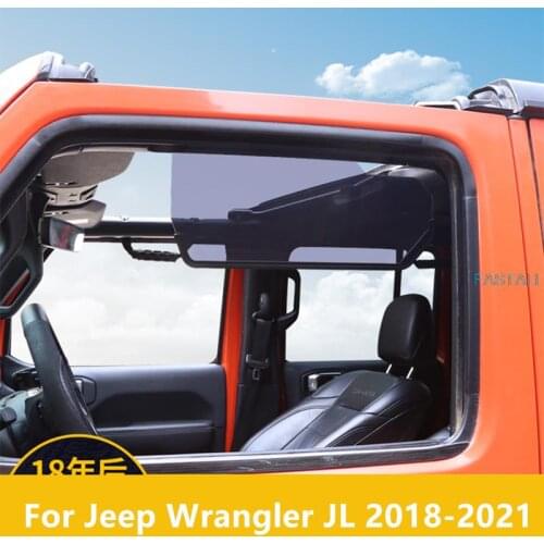 For Jeep Wrangler JL 2018-2021 Main and auxiliary drivers side sun visor sun visor modification accessories high quality