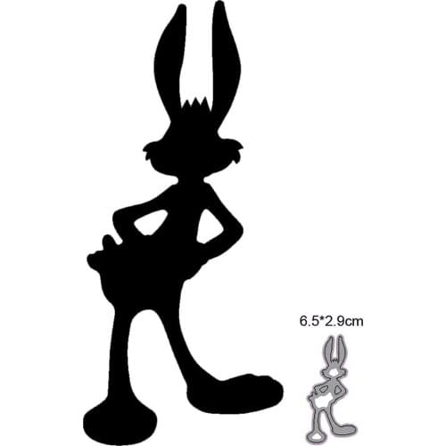 Rabbit Christmas 2021 new metal cutting mold layer background craft template diy scrapbook paper/photo card embossing mold