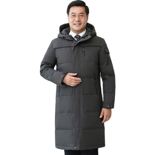 Men Winter Casual Classic Long Jacket Male Thick Warm Coat Hooded Thermal Parkas Windproof Outerwear Top Quality Men Clothing