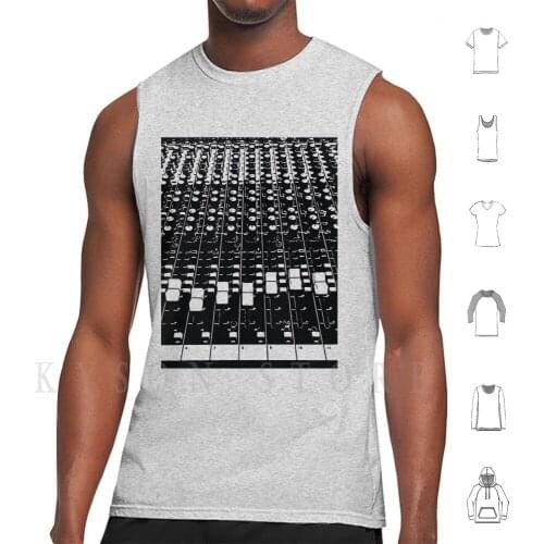 Edm Sound Mix Board Rave Techno Music Tank Tops Vest Sleeveless Sound Design Sound Technician Music Hip Hop Edm Techno