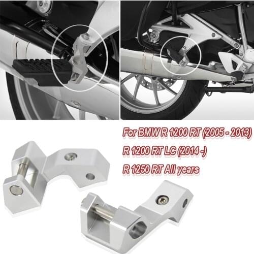 NEW Motorcycle Passenger Footrest Foot Peg Lowering Kits For BMW R1250RT R1200RT LC R 1200 RT 2005-2013 R 1250 RT