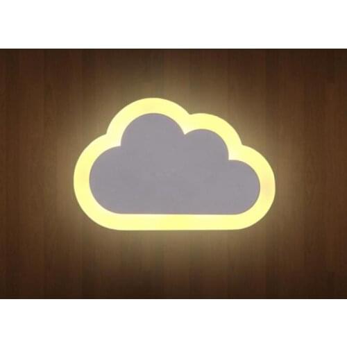 Led Novelty Cloud Children lamp Kids Lighting Modern Wall Light For home Acryl Indoor Wall Lamp Sconce Bedroom Lights Arandela
