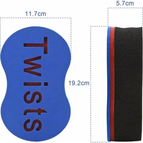 New Arrived magic twist hair sponge,hair curl sponge brush for natural hair,afro coil wave sponge brushes