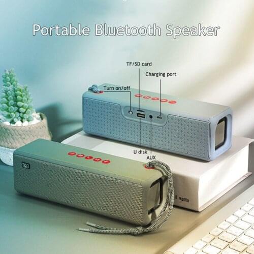 Portable Bluetooth Speaker Wireless TWS Bass Column Outdoor Speakers Waterproof Home Theater Support TF AUX USB Subwoofer Music