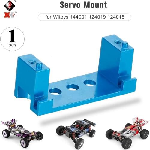 Aluminum Alloy Servo Mount for Wltoys 1/14 1/12 144001 124019 124018 RC Car RC Parts Accessories
