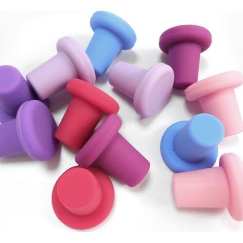 6 Colors Bottle Stopper Bottle Caps Wine Stopper Family Bar Preservation Tools Silicone Creative Design Safe And Healthy