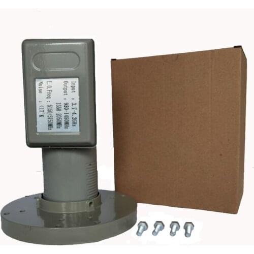 Super high gain C band Lnbf Lnb C band 5150 or5750Mhz Dual Polarization High quality dual output