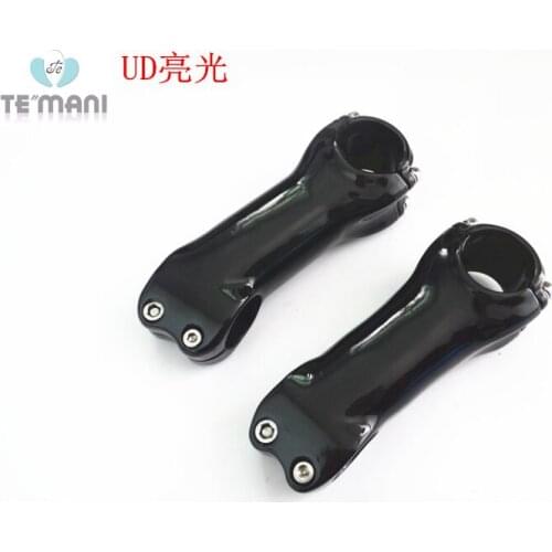 Temani no logo full carbon bicycle stem road bike lightweight MTB stem / carbon stem 31.8 * 70/80/90/100 /110/120/130mm