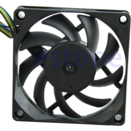 70mm x 15mm Brushless Fan DC 12V 4 Pin 9 Blade Cooling Cooler NEW HX6B