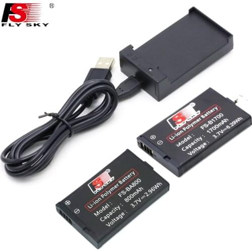 Battery Charger,Flysky FS-BC101 Lipo USB Charger For FS-BA1700/FS-BA800 Battery For FS-GT3C GT2B IT4 FS-I10