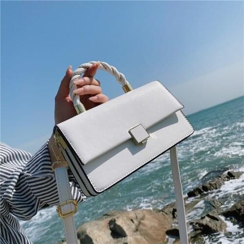 Female Bag 2021 Summer New Single Shoulder Bags Handbag Simple Mobile Phone Bag Texture Small Square Bags Women Handbags