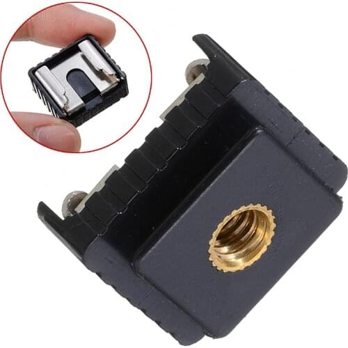 Studio Light Stand Tripod Accessories Metal Flash Hot Shoe Mount Adapter With Screw For Canon 580EX II/580EX/550EX/540EZ/430EX