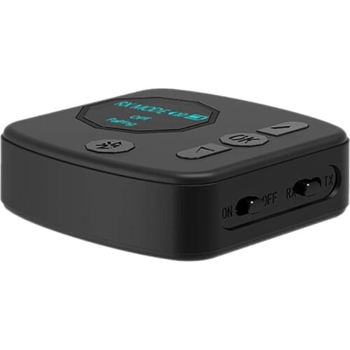 B38 Bluetooth 5.0 Receiver Transmitter AptX for TV Headphones Bluetooth AUX Audio Adapter