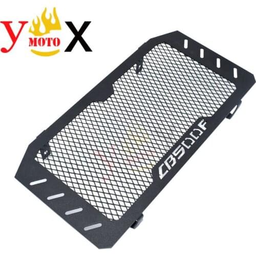 Black Motorcycle Grille Radiator Cover Guard Protector Coolant System Net For Honda CB500F CB500 F 2016 2017 2018 16 17 18