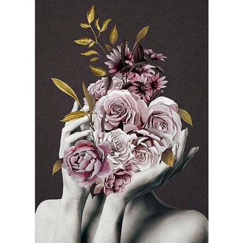 Painting Roses (145 x 105 x 4 cm)