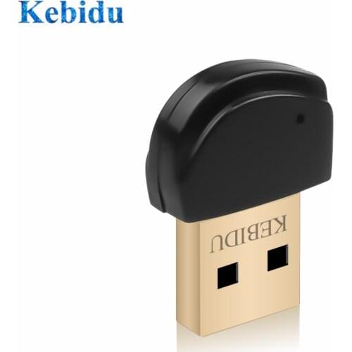 KEBIDU Mini USB Wireless Bluetooth Adapter Receiver USB Bluetooth 5.0 Receiver Dongle for Computer PC Wireless Mouse