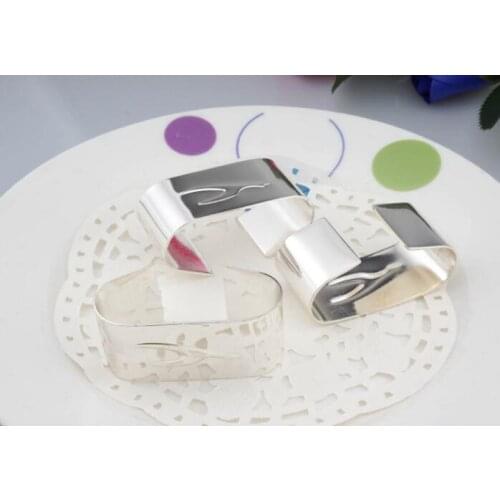 304 stainless steel napkin ring silver plated bird pattern aviation tableware stainless steel napkin ring custom