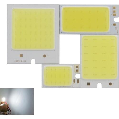 Hot sale Mix Square LED COB Strip 40*35 40*20 36*26 26*16mm moudle 9V 12V DC 2W 3W 4W 6W Cold White COB Car Reading Light Source