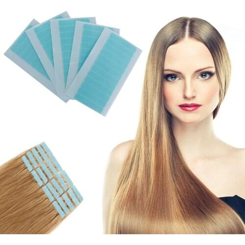 36pcs/lot Lace Front Blue Wig Tape Double Sided Tape For Toupee/Lace Wig/Tape Hair Extension Hair System Adhesive Tape SK