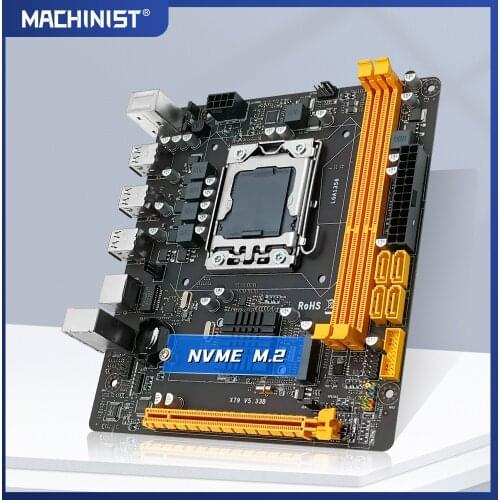 Machinist X79 Motherboard LGA 1356 Support DDR3 ECC/NON-ECC Ram Memory Intel Xeon E5 Processor Dual channel Mini-DTX X79 V5.33B
