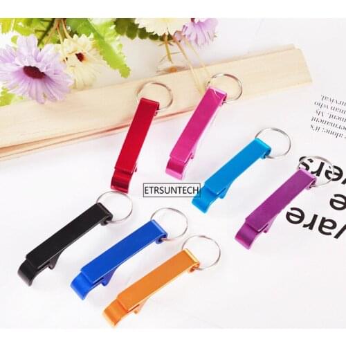 300pcs Beer Bottle Opener Keychain Pocket Aluminum Beer Bottle Opener can Personalized Wedding Favor Gifts