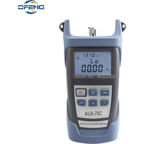 FTTH Rechargeable Fiber Optical Power Meter Fiber Optical Cable Tester send FC/SC adapter and charger
