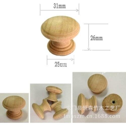 Direct wood handle Hengsen drawer cabinets lockers special wooden handle doorknob door handle
