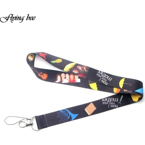 Flyingbee love story Lanyards For Keys ID Card Pass Gym Mobile Phone USB Badge Holder Hang Rope Lariat Lanyard X0079