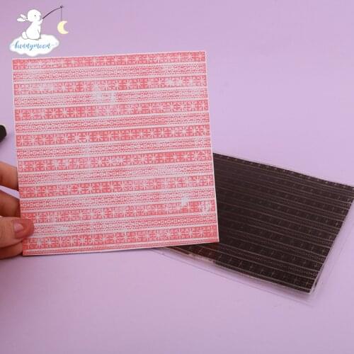 Bunnymoon Background Clear Silicone Stamp Seal Yourself Scrapbooking Album Sheets Decorative Clear Stamp Card Decor