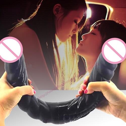 High Quality Spiral Double-ended Dildo Super Long And Thick Artificial Penis For Lesbian Masturbation Adult Products Sex Shop