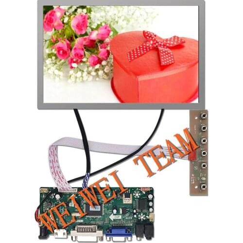High Brightness 12.1 Inch 1280*800 Lcd Display For Industrial Equipment DVI VGA Driver Board AA121TD02 100K Hours Life Time