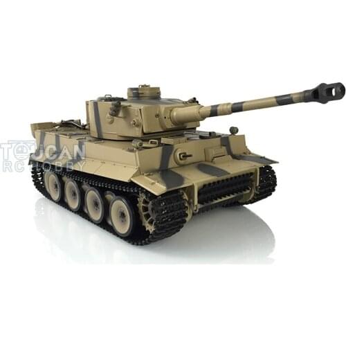 1/16 Heng Long 7.0 Plastic Ver German Tiger I RTR RC Tank 3818 Model 2.4Ghz Radio TH19098-SMT4